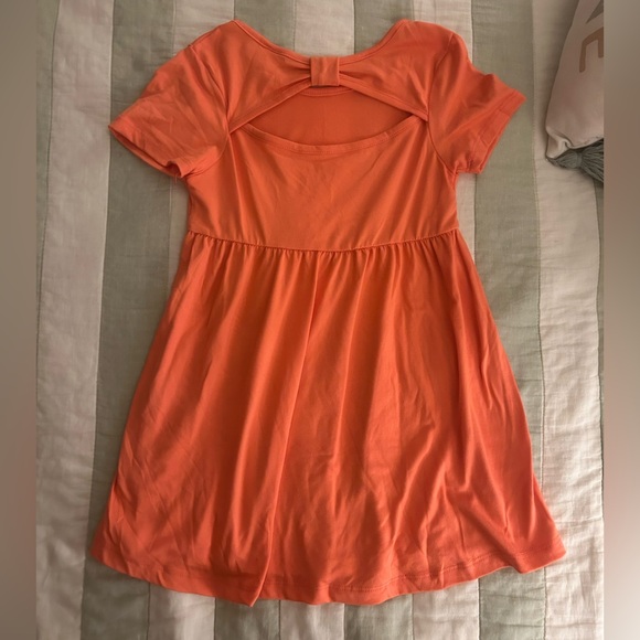 Yummy dress members mark super soft orangey pink dress size 6 - Picture 3 of 3